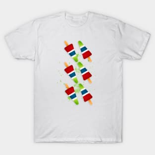 Tri Color Popsicles T-Shirt